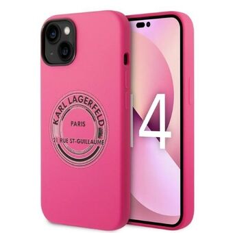 Karl Lagerfeld KLHCP14MSRSGRCF iPhone 14 Plus 6,7" kova kotelo pinkki/pinkki Silicone RSG
