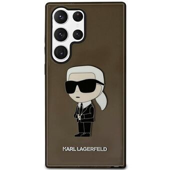Karl Lagerfeld KLHCS23LHNIKTCK S23 Ultra S918 musta/musta kovakotelo Ikonik Karl Lagerfeld