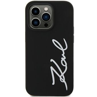 Karl Lagerfeld KLHCN61SKSVGK iPhone 11 / Xr 6,1" musta/musta kovakotelo Silikoni Signature