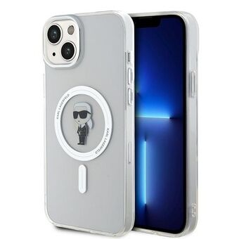 Karl Lagerfeld KLHMP15MHFCKNOT iPhone 15 Plus / 14 Plus 6.7" läpinäkyvä kovakuori IML Ikonik MagSafe
