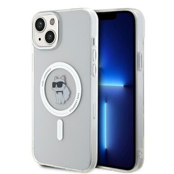 Karl Lagerfeld KLHMP15MHFCCNOT iPhone 15 Plus / 14 Plus 6.7" läpinäkyvä kova kotelo IML Choupette MagSafe