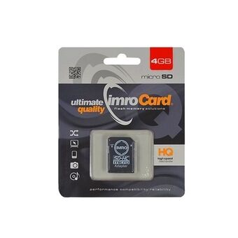 4GB Imro + adp 10C microSD-muistikortti