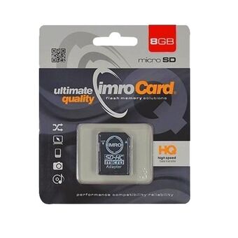MicroSD-muistikortti 8GB Imro + adp 10C
