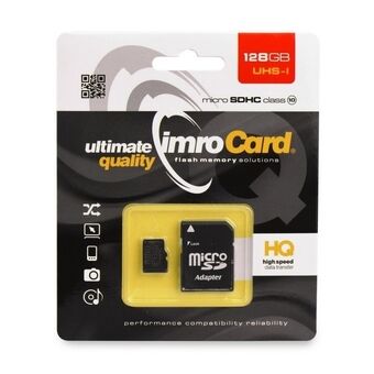 Muistikortti microSD 128GB Imro+adp 10C