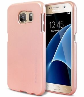 Mercury I-Jelly Huawei P40 Lite E pinkki-kulta / vaaleanpunainen kulta