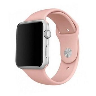 Mercury Silicon -ranneke Apple Watch 42/44/ 45 mm pinkki/pinkki