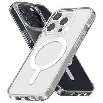 Mercury-kotelo MagSafe Jelhard iPhone 15 Pro -puhelimelle 6,1 tuumaa, läpinäkyvä