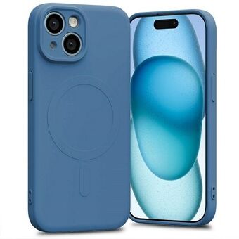 Mercury MagSafe Semi-Silikoni iPhone 15 / 14 / 13 6,1" sininen / bluetti