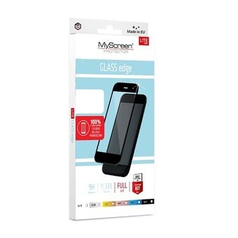 MSP Diamond Glass Lite Edge FG iPhone 6 / 6s musta / musta täysliima