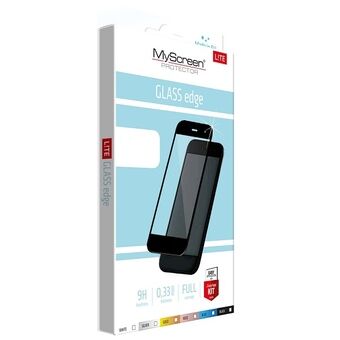 MS Lite Glass Edge FG LG Q60 / K50 musta / musta täysliima, Nova 3e
