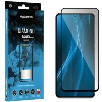 MS Diamond Glass Edge FG Oppo A2 5G musta/black Täysiliima