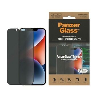 PanzerGlass Ultra-Wide Fit iPhone 14 / 13 Pro / 13 6,1" -yksityisyysnäytönsuoja, antibakteerinen P2771