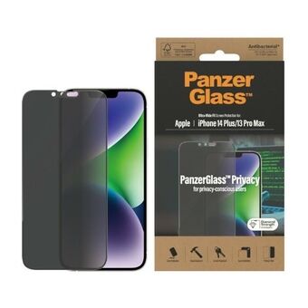 PanzerGlass Ultra-Wide Fit iPhone 14 Plus / 13 Pro Max 6,7 tuuman yksityisyydensuojaava näytönsuoja antibakteerinen P2773