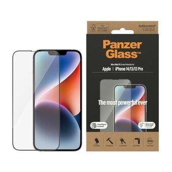 PanzerGlass Ultra-Wide Fit iPhone 14 / 13 Pro / 13 6,1" Tietosuojanäyttösuojakalvo Äärimmäinen hygienia Helppo asennuslaite sisältyy P2783