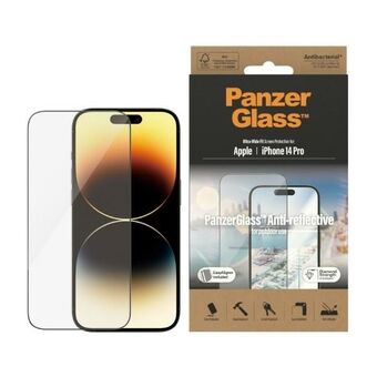 PanzerGlass Ultra-Wide Fit iPhone 14 Pro 6,1" näytönsuoja Antiheijastava Antibakteerinen Mukana helppokäyttöinen kohdistusapu 2788
