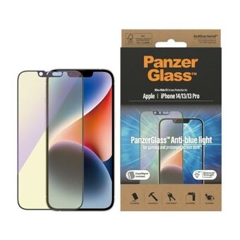 PanzerGlass Ultra-Wide Fit iPhone 14 / 13 Pro / 13 6,1" näytönsuoja Antibakteerinen Easy Aligner Mukana Anti-Blue Light 2791