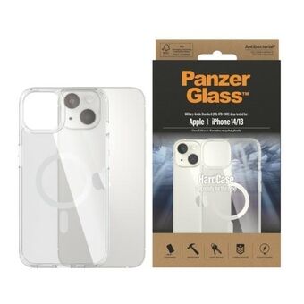 PanzerGlass HardCase iPhone 14 / 15 / 13 6,1" MagSafe - Antibakteerinen, sotilasluokan läpinäkyvä 0409