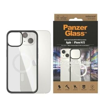 PanzerGlass ClearCase MagSafe iPhone 14 / 15 / 13 6,1" Antibakteerinen musta 0413