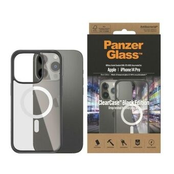 PanzerGlass ClearCase MagSafe iPhone 14 Pro 6,1" Antibakteerinen musta 0414