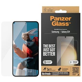 PanzerGlass Ultra-Wide Fit Sam S24 S921 näytönsuoja 7350:lla aplikattorilla