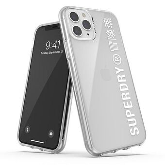 SuperDry Snap iPhone 11 Pro Kirkas Kuori Valkoinen 