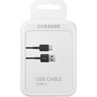 Kabelin nimi on Samsung EP-DG930IB USB-C, ja se on väriltään musta.