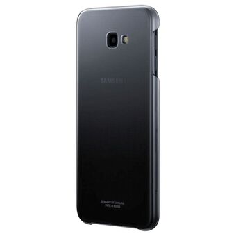 Kotelo Samsung EF-AJ415CB J4 Plus 2018 J415 musta / musta sävykuori