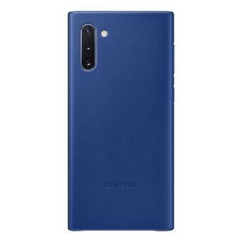 Kotelo Samsung EF-VN970LL Note 10 N970 sininen/sininen nahkakuori