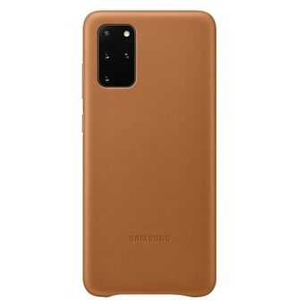 Etui Samsung EF-VG985LA S20+ G985 ruskea/brunssi nahkakotelo