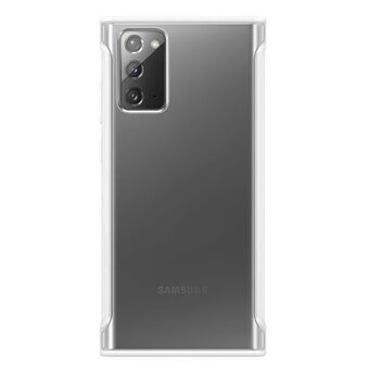 Kotelo Samsung EF-GN980CW Note 20 N980 valkoinen / valkoinen Kirkas suojakuori