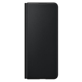 Kotelo Samsung EF-FF926LBEGWW Z Fold 3 musta/musta nahkainen Flip Cover