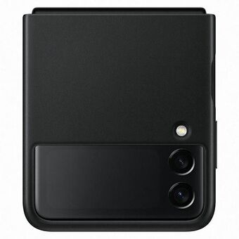Samsung EF-VF711LBEGWW Flip 3: n musta nahkakotelo