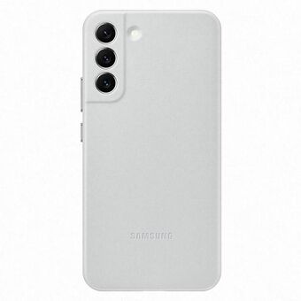 Kotelo Samsung EF-VS906LJ S22 + S906 vaaleanharmaa / vaaleanharmaa nahkakansi