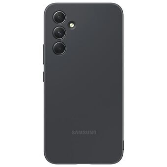 Samsung EF-PA546TBEGWW A54 5G A546 musta/musta silikonisuoja.