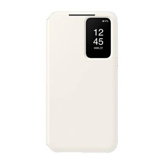 Etui Samsung EF-ZS711CW S23 FE S711 valkoinen/valkoinen Smart View lompakkokotelo
