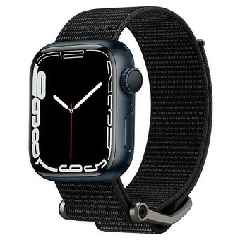 Spigen DuraPro Flex Apple Watch 4/5/6/7/SE 42/44/45 mm musta/black AMP02465