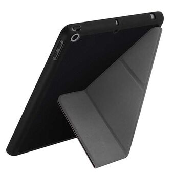 UNIQ-kotelo Transforma Rigor iPad 10,2" (2019) musta/eebenpuu musta