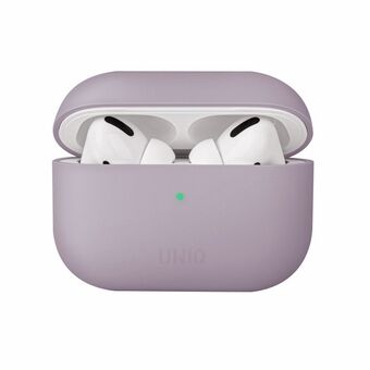 UNIQ kotelo Lino AirPods Pro Silicone lavender / purppura laventeli
