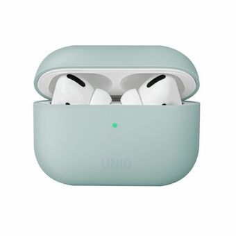 UNIQ kotelo Lino AirPods Pro Silicone minttu / mintunvihreä
