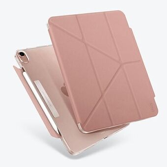 UNIQ Camden suojakotelo iPad Air 10,9" (2020):lle, vaaleanpunainen/peony pink, antimikrobinen