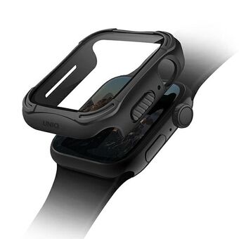 UNIQ Torres Apple Watch Series 4/5/6 / SE 40 mm kotelo. musta / keskiyön musta