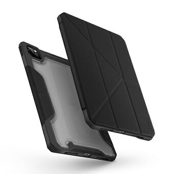 UNIQ kotelo Trexa iPad Pro 11 "2021/2020 Antimikrobinen musta / musta