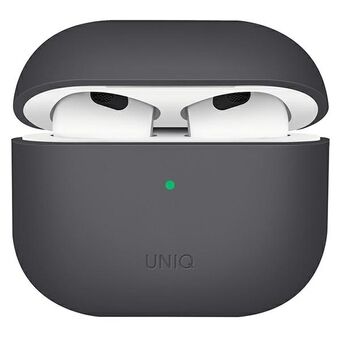 UNIQ-kotelo Lino AirPodsille 3. sukupolvi. Silikoni, harmaa/tuhka