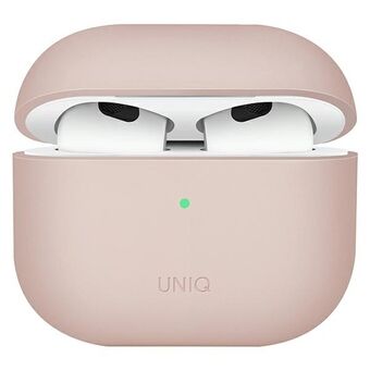 UNIQ suojakuori Lino AirPods 3. sukupolveen. Silikoni, vaaleanpunainen/pinkki