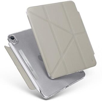 UNIQ-kotelo Camden iPad Mini (2021) harmaa / fossiilisen harmaa Antimikrobinen
