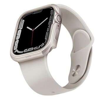 UNIQ suojakotelo Valencia Apple Watch -sarjalle 4/5/6/7/8/9/SE/SE2 40/41mm. starlight