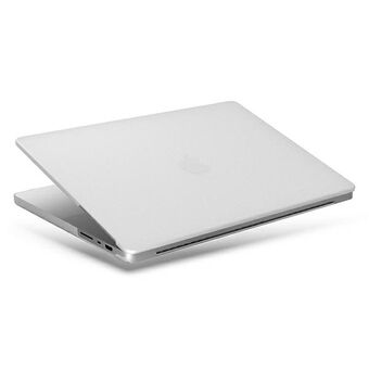 UNIQ-kotelo Claro MacBook Pro 16" (2021) läpinäkyvä / kyyhkysvalmis