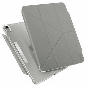 UNIQ-kotelo Camden iPad 10. sukupolvi (2022) harmaa/harmaa fossiili Antimikrobinen