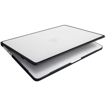 UNIQ kotelo Venture MacBook Air 13" (2018-2022) musta / keskiyön musta