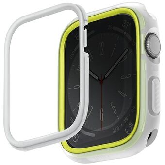UNIQ-kotelo Moduo Apple Watch Series 4/5/6/7/8/SE/SE2 44/45 mm lime-valkoinen/kalkki-valkoinen